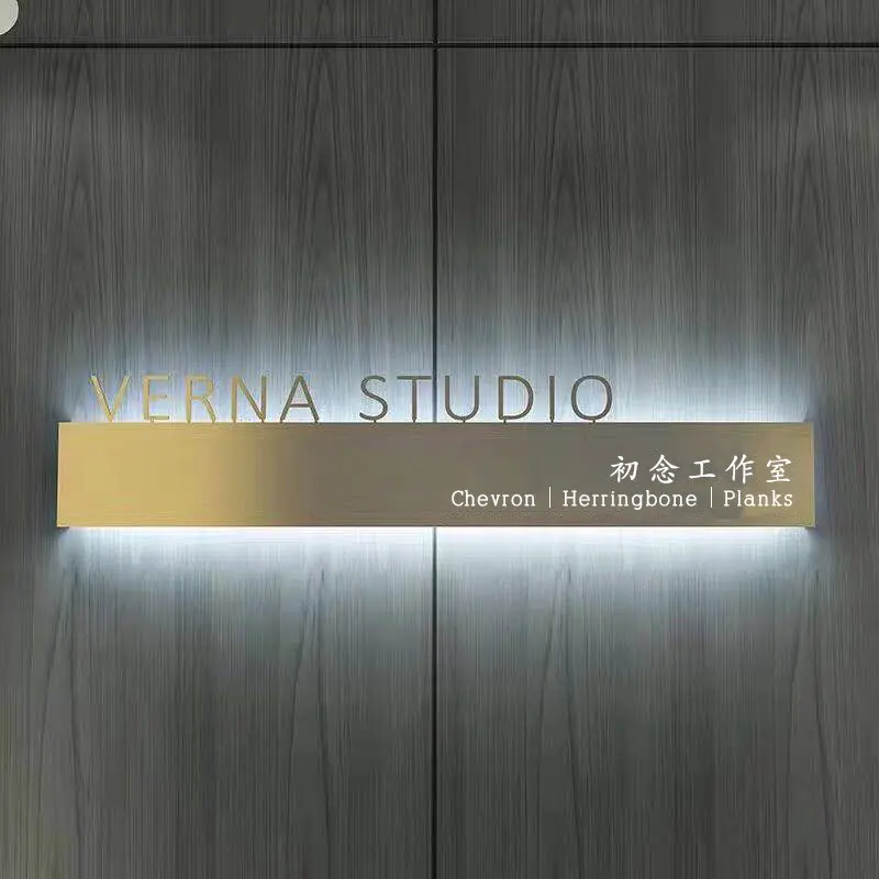 Studio wall metal light box